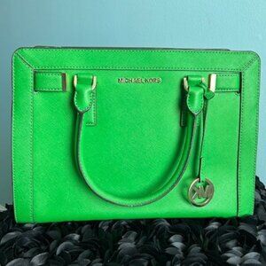 Perfect condition Michael Kors summer green purse - NWOT
